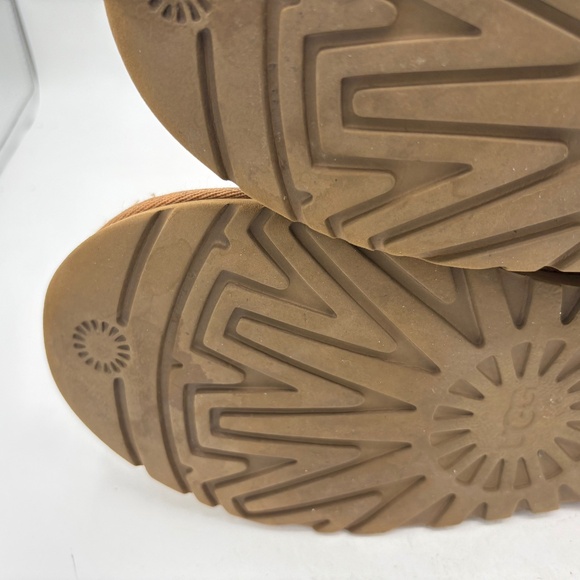 Mens Ugg Australia Tasman II Chestnut Shearling Lined Comfort Slippers Size 9 - Picture 15 of 16